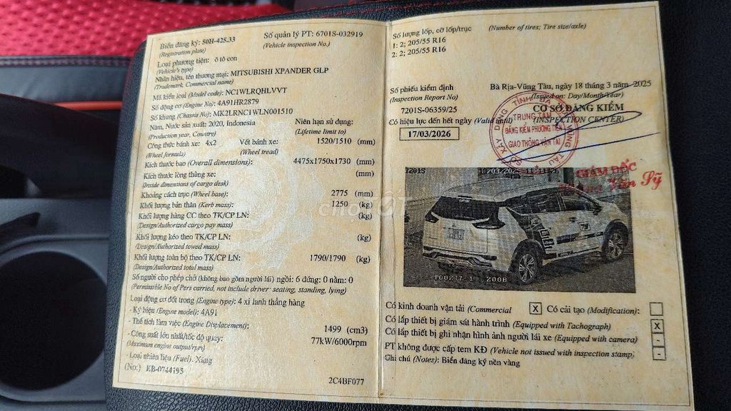 2020 1.5AT - 140 km. Mua bán Ô tô tại Huyện Hóc Môn Tp Hồ Chí Minh được đăng bởi Phuc Hoang hình 8