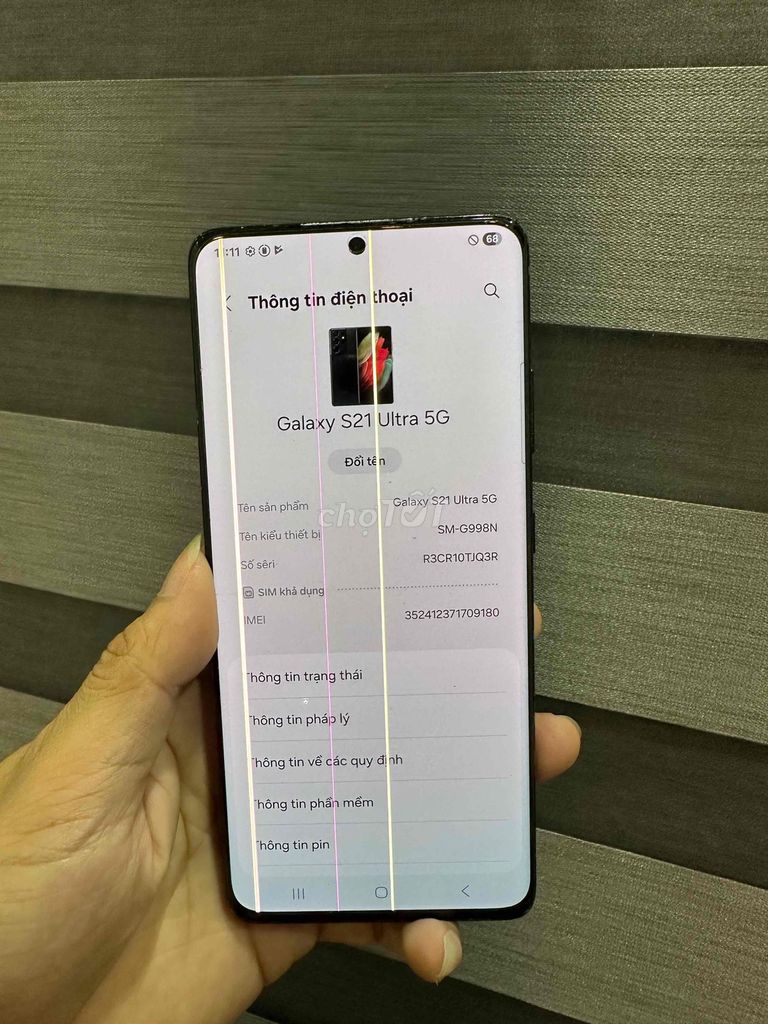 Samsung S21 Ultra 12/256GB Đen full chức năng. Mua bán Điện thoại tại Quận Đống Đa Hà Nội được đăng bởi Ng Hoang Anh hình 1