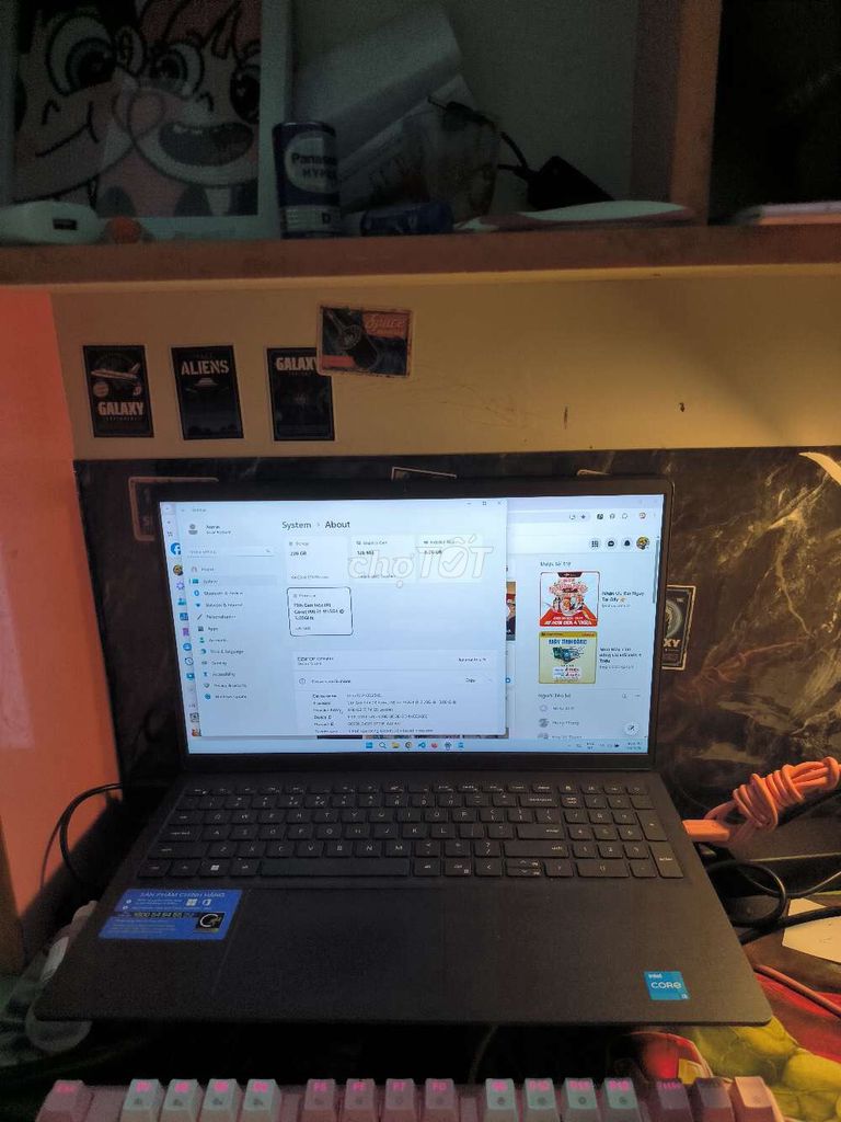 Dell Vostro 15 3510 i3 1115G4 8GB/256GB. Mua bán Laptop tại Huyện Bình Đại Bến Tre được đăng bởi Van03 hình 1