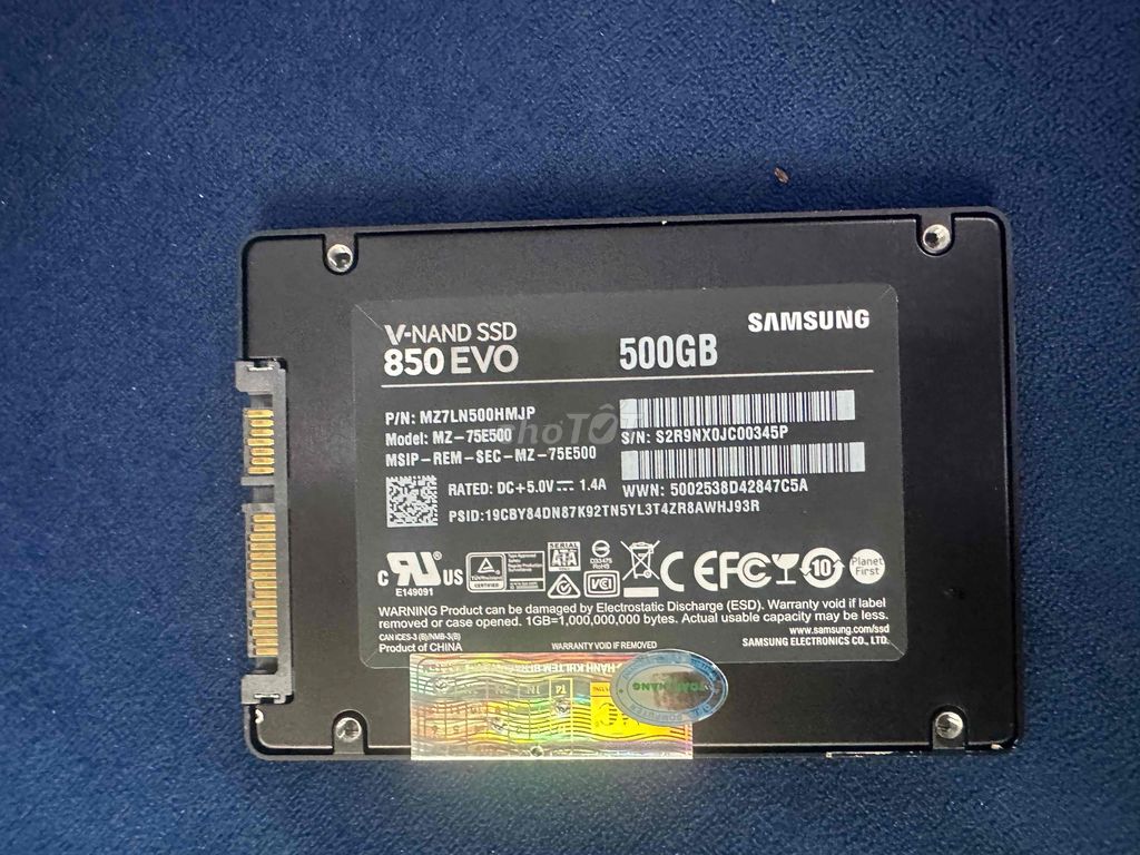 Ổ SSD Samsung 850 EVO 500GB 2.5 inch. Mua bán Linh kiện (RAM, Card...) tại Quận Tân Bình Tp Hồ Chí Minh được đăng bởi Thành linh kiện máy tính zin theo máy hình 1