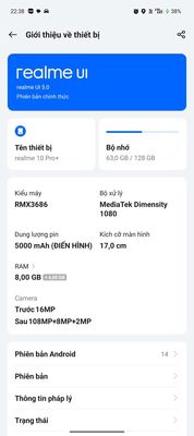Realme 10 Pro+ 8GB/128GB