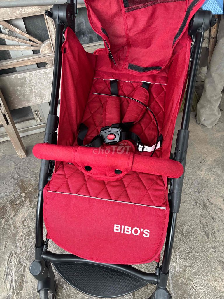 Xe đẩy Bibos Khung cao cấp Đỏ. Mua bán Mẹ và bé tại Quận Hai Bà Trưng Hà Nội được đăng bởi Em hình 1