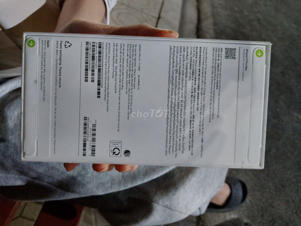 Apple iPhone 17 Pro Max 256GB Cam. Mua bán Điện thoại tại Quận Nam Từ Liêm Hà Nội được đăng bởi Ngân Hoàng hình 1