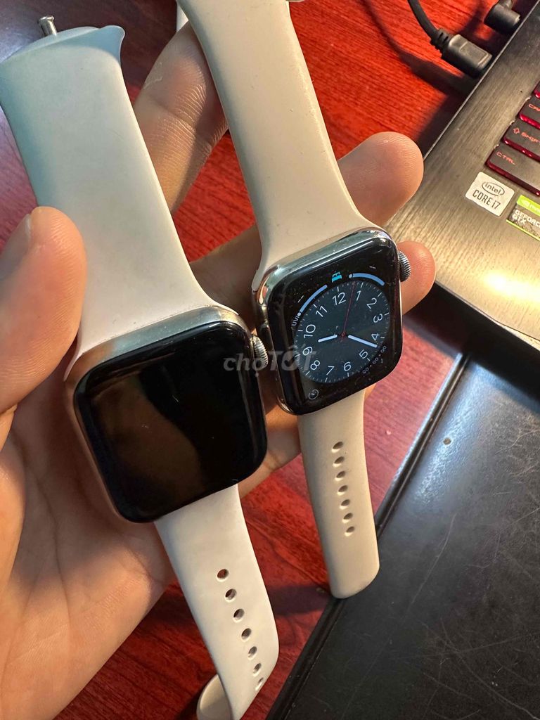 Apple Watch Series 5 Thép Trắng. Mua bán Thiết bị đeo thông minh tại Quận Cầu Giấy Hà Nội được đăng bởi Minh Khuê hình 1
