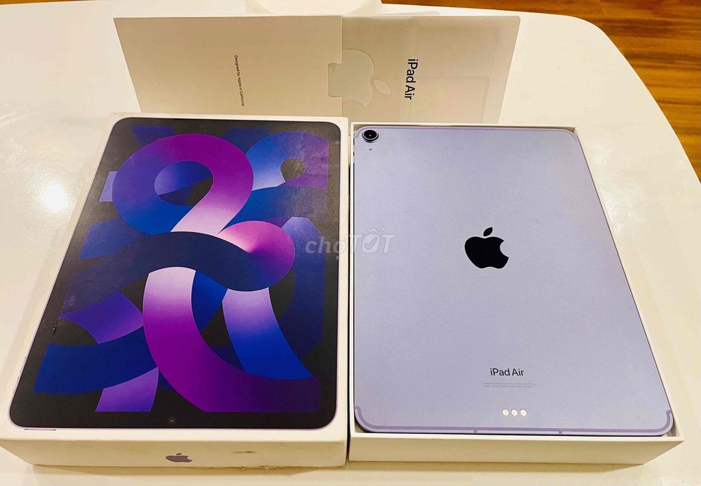 Apple iPad Air 5 M1 256GB Tím fullbox. Mua bán Máy tính bảng tại Quận Sơn Trà Đà Nẵng được đăng bởi Hà Nguyễn hình 1
