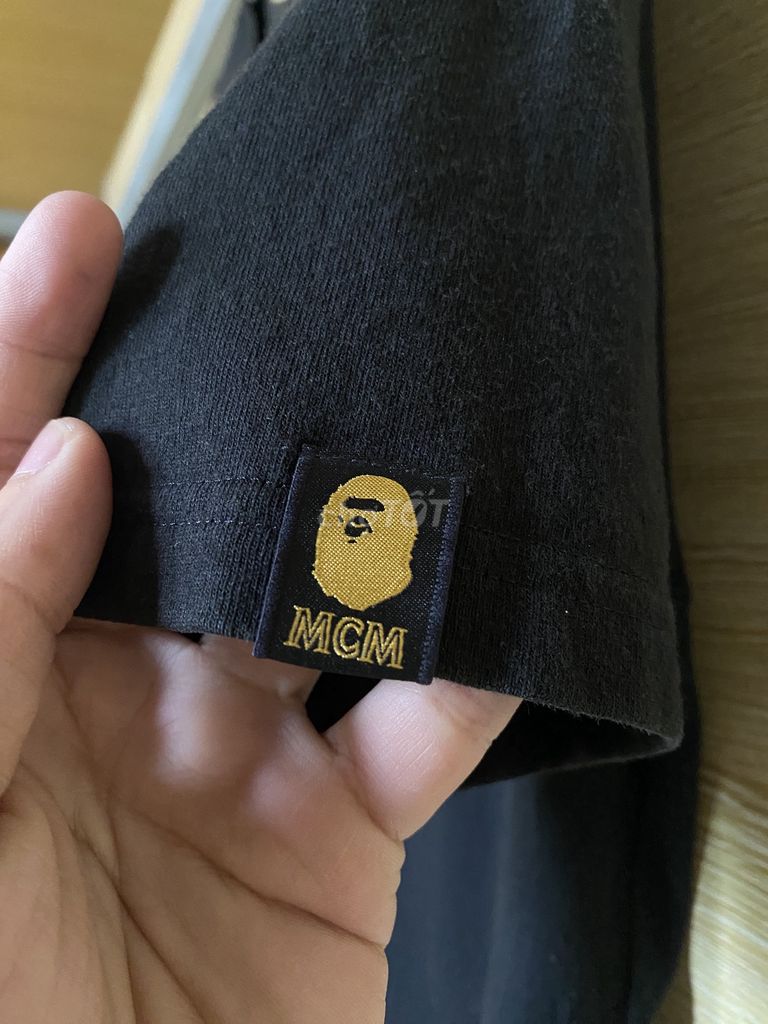 Áo phông BAPE x MCM Cotton Đen. Mua bán Quần áo tại Quận Tân Phú Tp Hồ Chí Minh được đăng bởi Tê nguyễn hình 1
