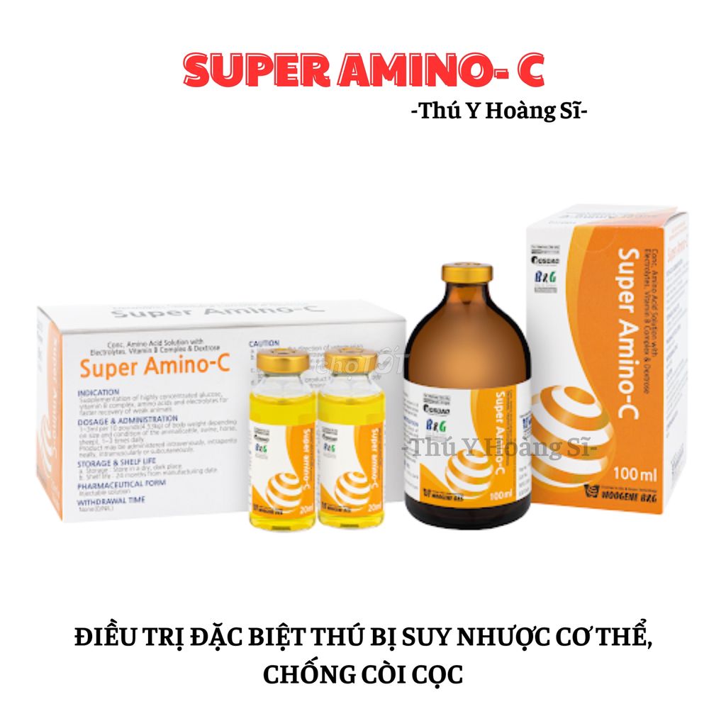 SUPER AMINO - C dùng trong thú y