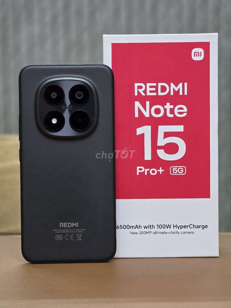 Xiaomi Redmi Note 15 Pro+ 5G Đen BH 2027. Mua bán Điện thoại tại Quận Thanh Khê Đà Nẵng được đăng bởi Tú MB hình 1