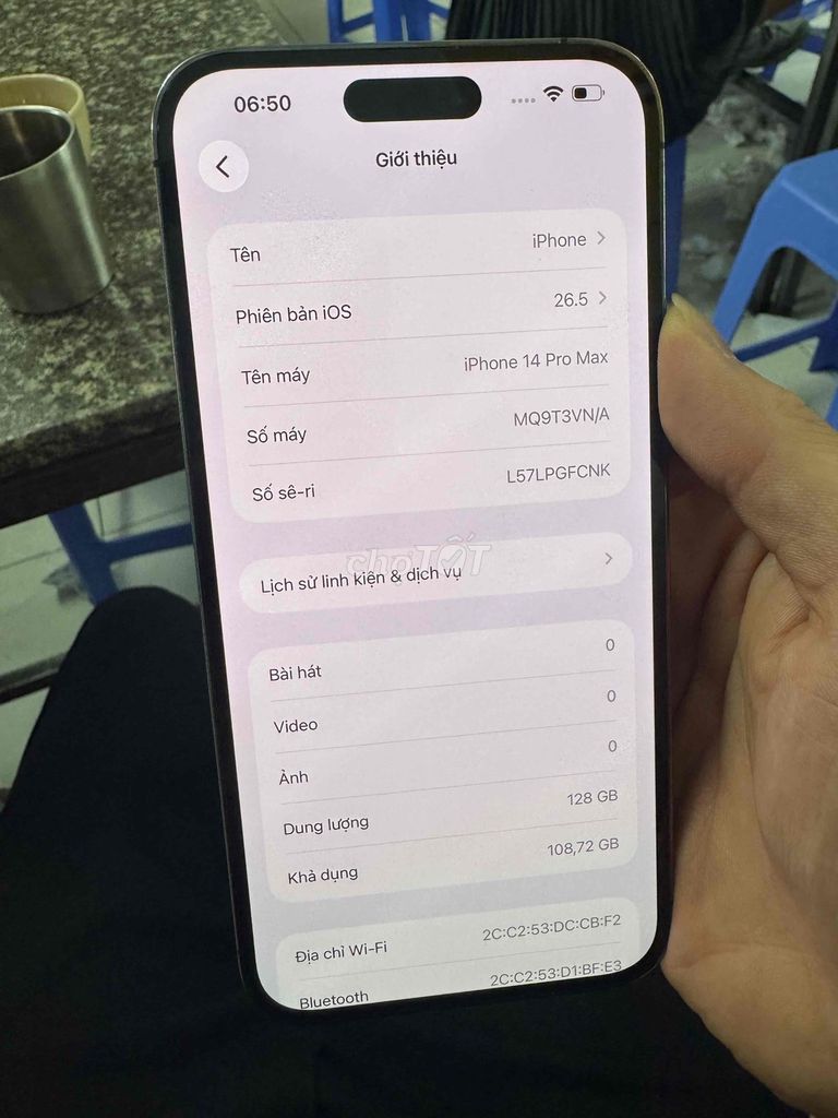 iPhone 14 Pro Max 128GB Tím VN/A. Mua bán Điện thoại tại Quận Hoàng Mai Hà Nội được đăng bởi Thành Công hình 1