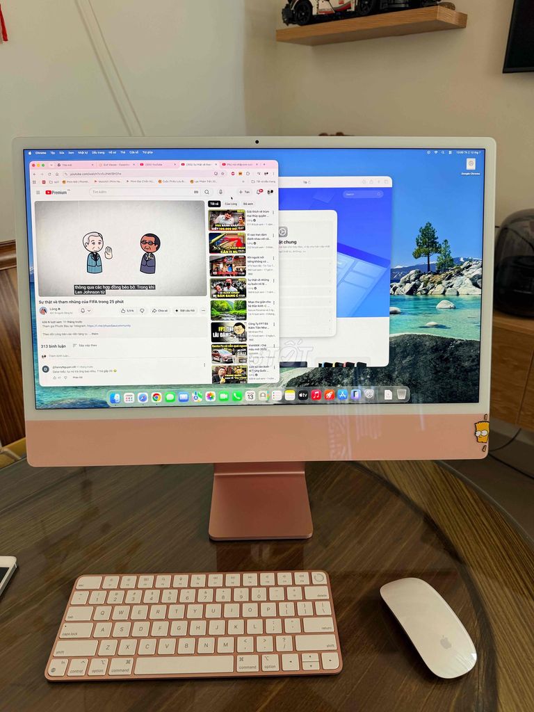 Apple iMac M1 24 inch 8GB/256GB Hồng. Mua bán Máy tính để bàn tại Thành phố Buôn Ma Thuột Đắk Lắk được đăng bởi Văn Hoa hình 1