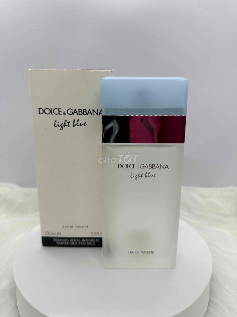 Nước hoa D&G light blue tester xách tay Hàn Quốc