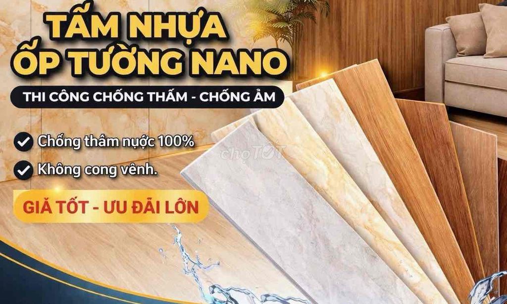 Tấm ốp tường Nhựa Nano. Mua bán Nội thất, đồ gia dụng khác tại Huyện Hòa Vang Đà Nẵng được đăng bởi Nguyễn Hoàng Khả hình 1