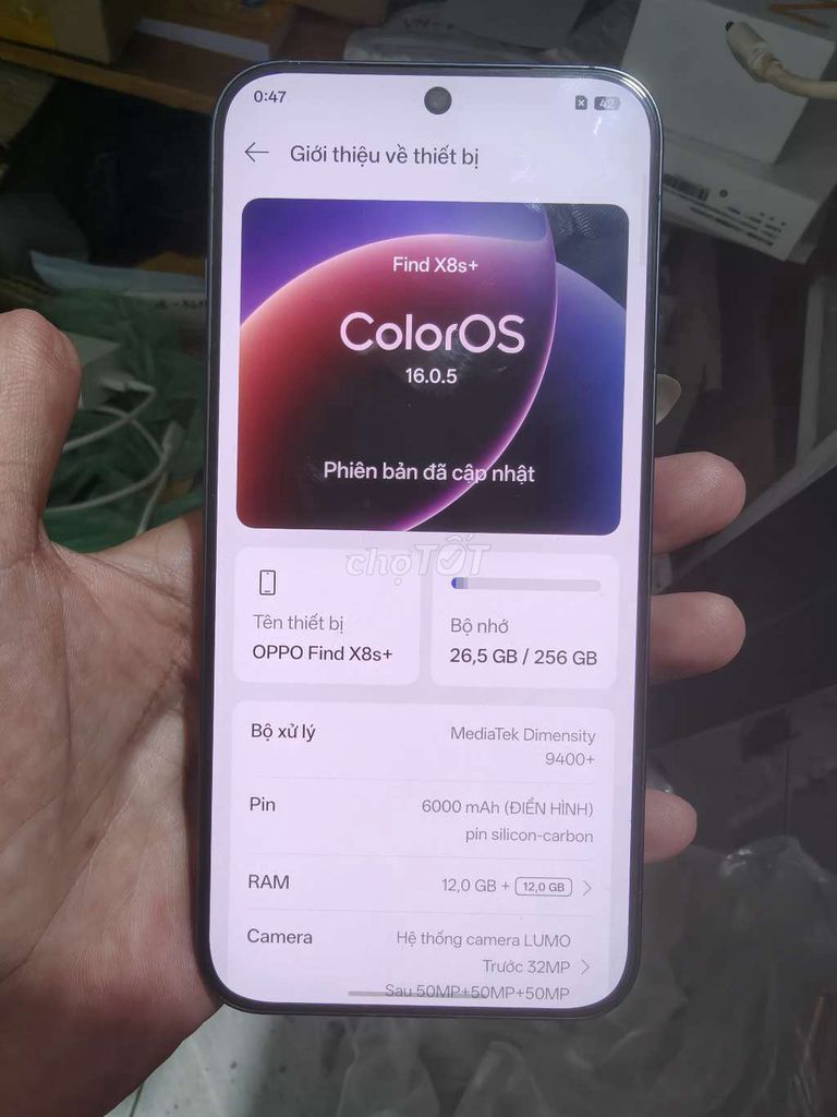 Oppo Find X8s Plus vuông vứt. Mua bán Điện thoại tại Thành phố Bến Tre Bến Tre được đăng bởi Từ Tuấn Bến Tre hình 1