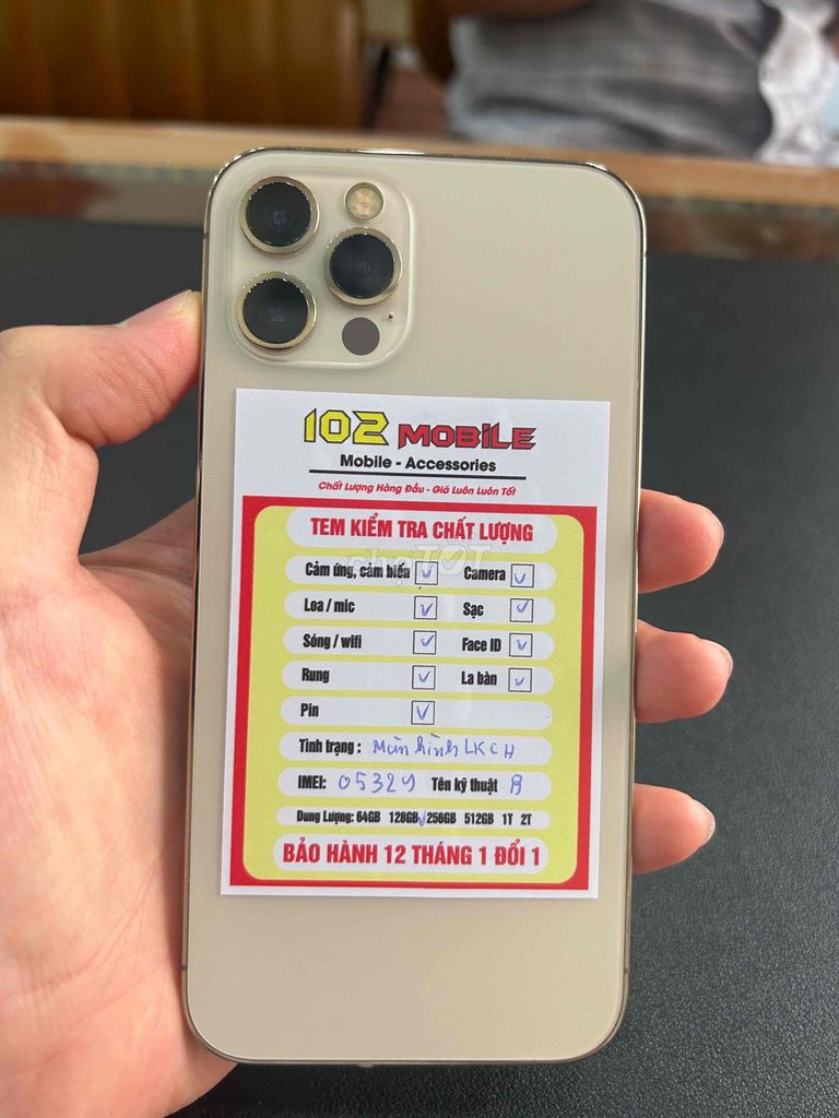 iPhone12Pro128G Vàng gold máy chức năng đầy đủ. Mua bán Điện thoại tại Thành phố Buôn Ma Thuột Đắk Lắk được đăng bởi Nguyễn Hoàng hình 1