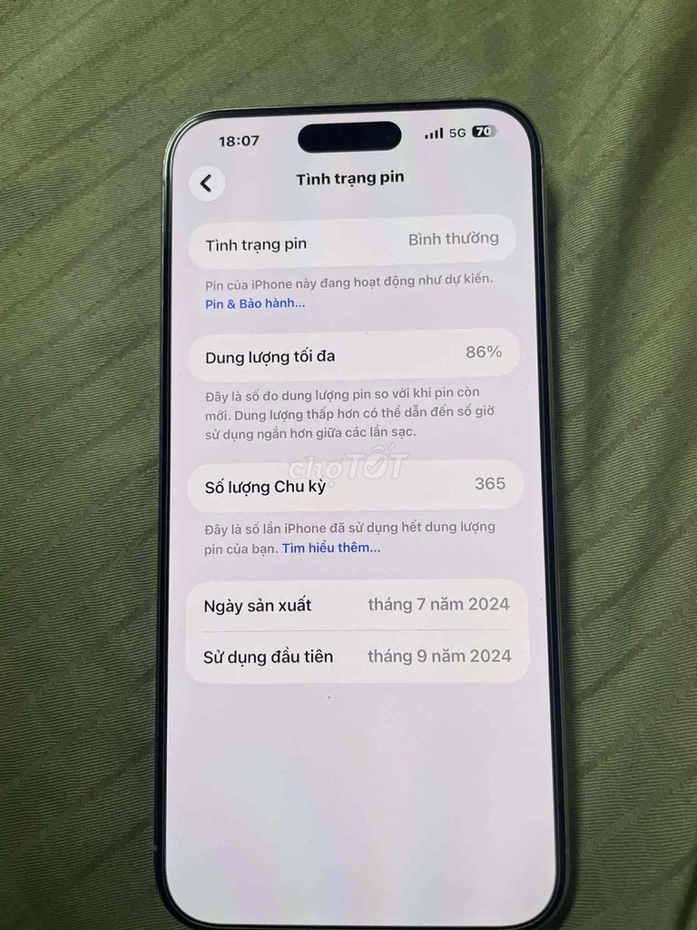 iPhone 15 Pro Max 1TB Trắng. Mua bán Điện thoại tại Quận Hoàng Mai Hà Nội được đăng bởi Hiển hình 1