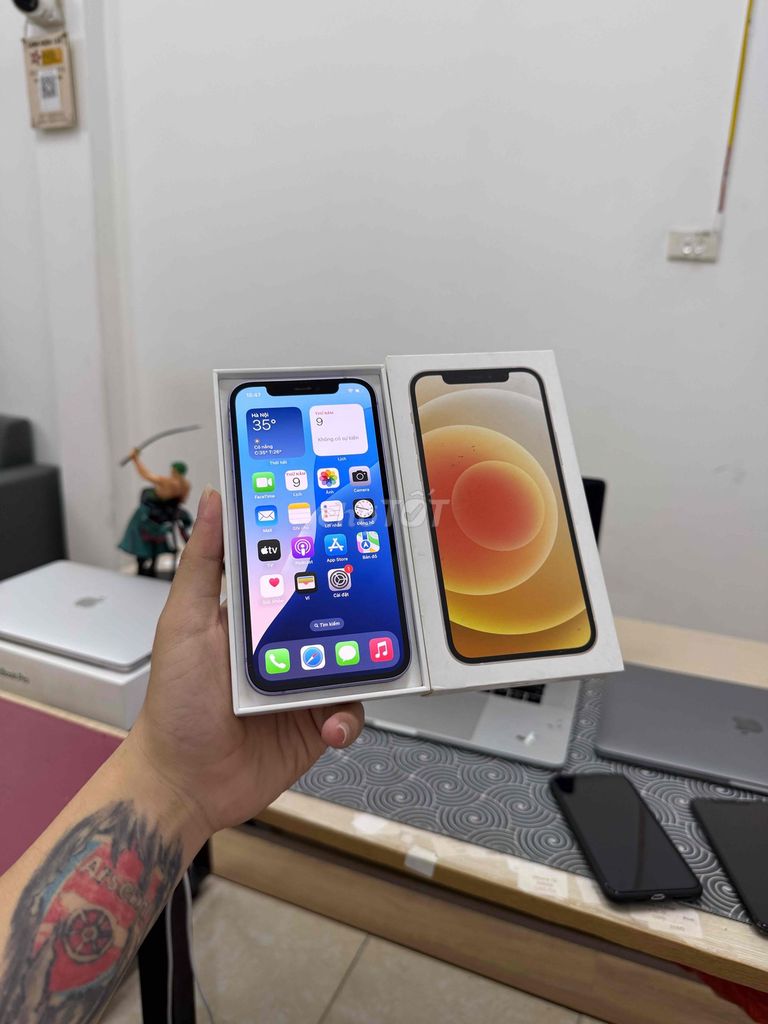 iPhone 12 QTE 128GB ios 17 Zin Áp Full Chức Năng. Mua bán Điện thoại tại Quận Đống Đa Hà Nội được đăng bởi Hà Nội Mobile Bao Duyệt Nợ Xấu hình 1