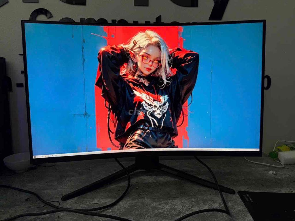 Màn hình cong HKC SG32QC 32 inch 2K 144Hz Đen. Mua bán Phụ kiện (Màn hình, Chuột...) tại Huyện Đan Phượng Hà Nội được đăng bởi Chung Tiến hình 1