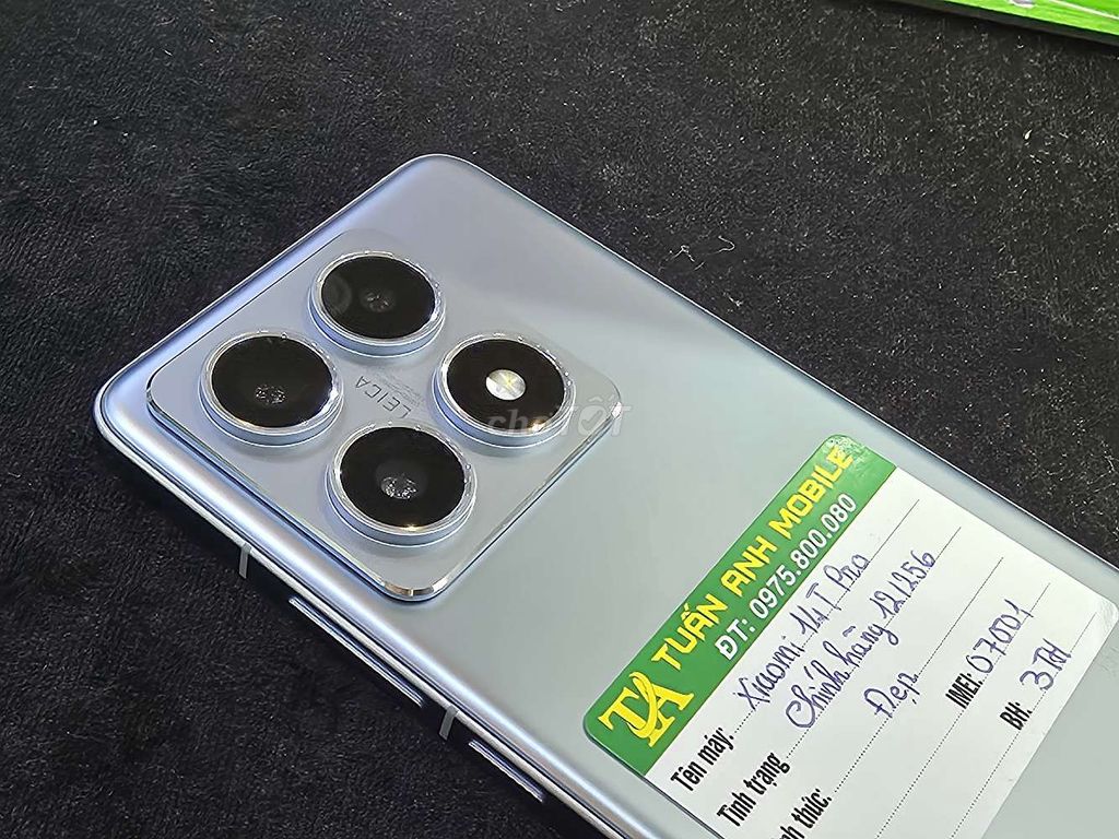 Xiaomi 14T Pro. Mua bán Điện thoại tại Thành phố Vĩnh Long Vĩnh Long được đăng bởi Nguyễn Anh Tuấn  hình 1