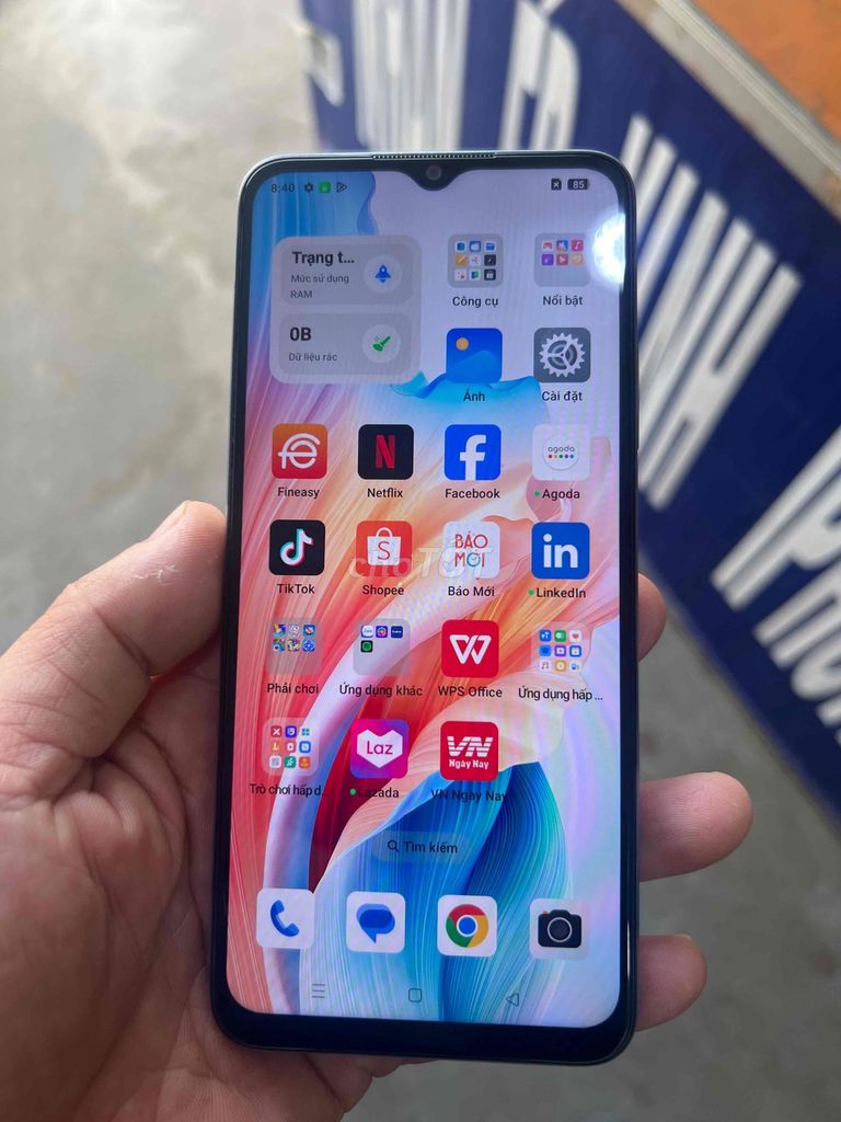 Oppo A18 64GB Xanh. Mua bán Điện thoại tại undefined Cần Thơ được đăng bởi ĐT Thới Lai hình 1