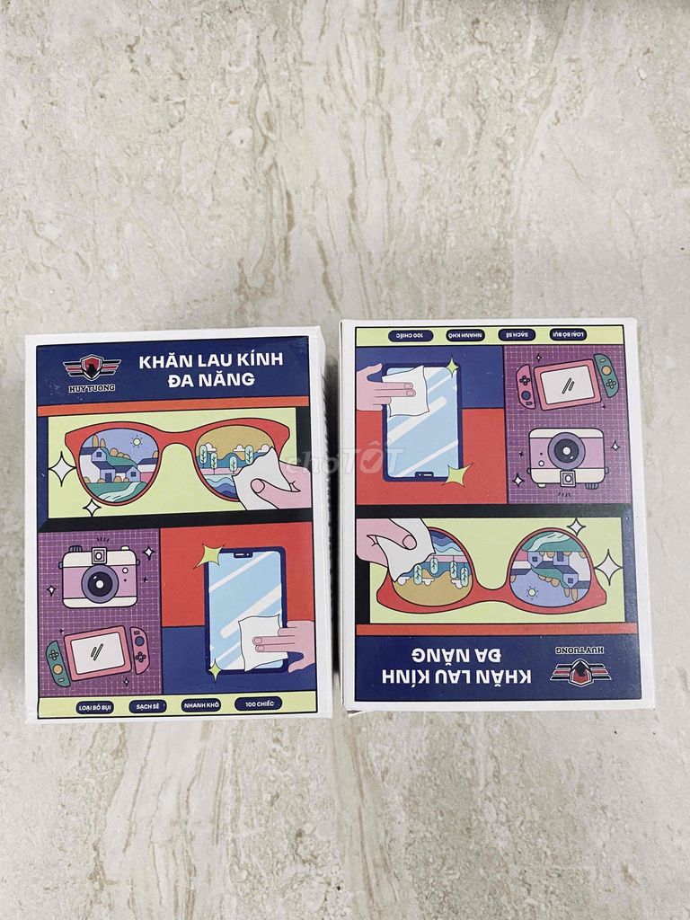 khăn lau kính mắt hộp 100 chiếc mới. Mua bán Phụ kiện thời trang khác tại Quận 12 Tp Hồ Chí Minh được đăng bởi chuyên pass đồ mới  hình 1