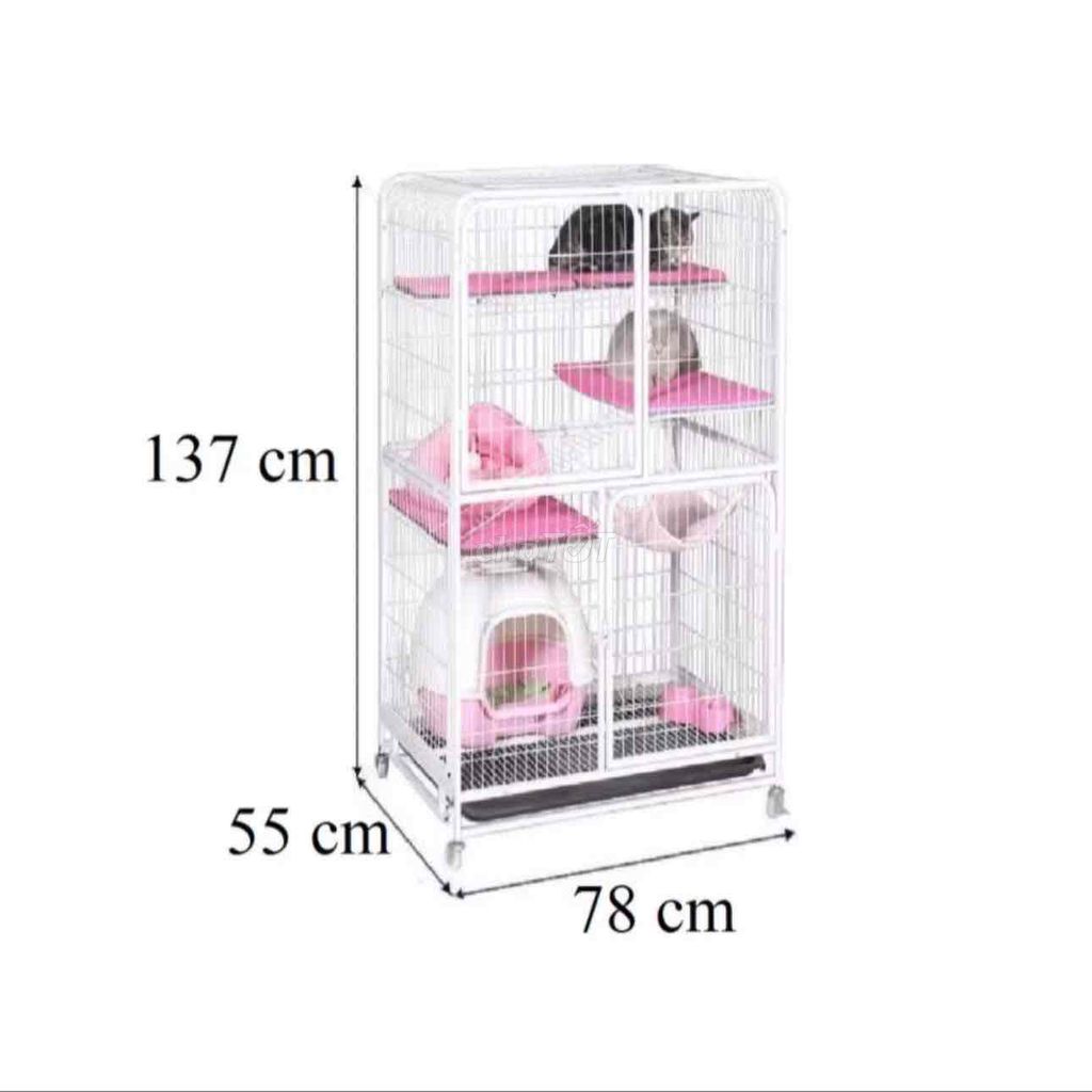 Chuồng mèo kim loại 3 tầng. Mua bán Phụ kiện, Thức ăn, Dịch vụ tại Quận Bình Tân Tp Hồ Chí Minh được đăng bởi Nguyễn Hoàng Vân Nhi hình 1
