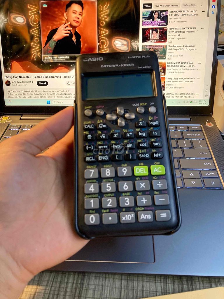 Máy tính Casio FX-570VN Plus Đen. Mua bán Đồ dùng văn phòng tại Quận Hai Bà Trưng Hà Nội được đăng bởi Tech com hình 1