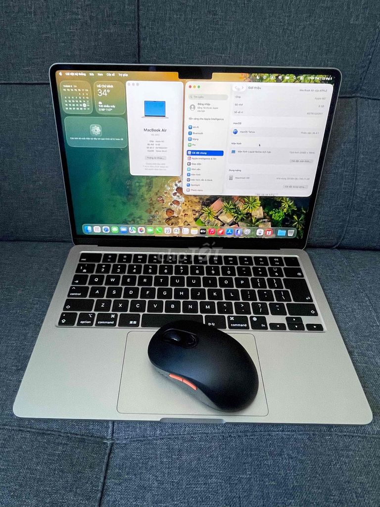 MacBook Air M2 13-inch 8GB/256GB sạc 42 lần. Mua bán Laptop tại Quận Hải Châu Đà Nẵng được đăng bởi Chỉ Bán Máy Rin chất hình 1