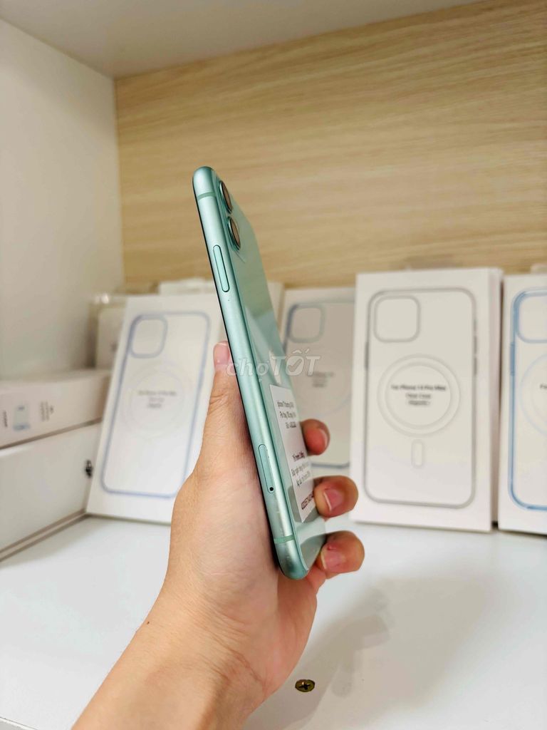 Apple iPhone 11 64GB Xanh lá ( hỗ trợ góp). Mua bán Điện thoại tại Thành phố Long Xuyên An Giang được đăng bởi Ngân KNmobile An Giang  hình 1