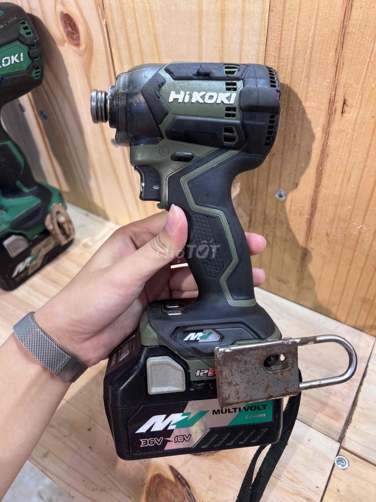 Máy khoan Hikoki WH36DC Xanh rêu và tím. Mua bán Nội thất, đồ gia dụng khác tại Thành phố Bến Tre Bến Tre được đăng bởi Nhật bãi giá tốt hình 1