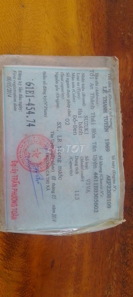 Bán xe Suzuki fi115. Mua bán Xe máy tại Thị xã Tân Uyên Bình Dương được đăng bởi Le Thanh Tuyen hình 3