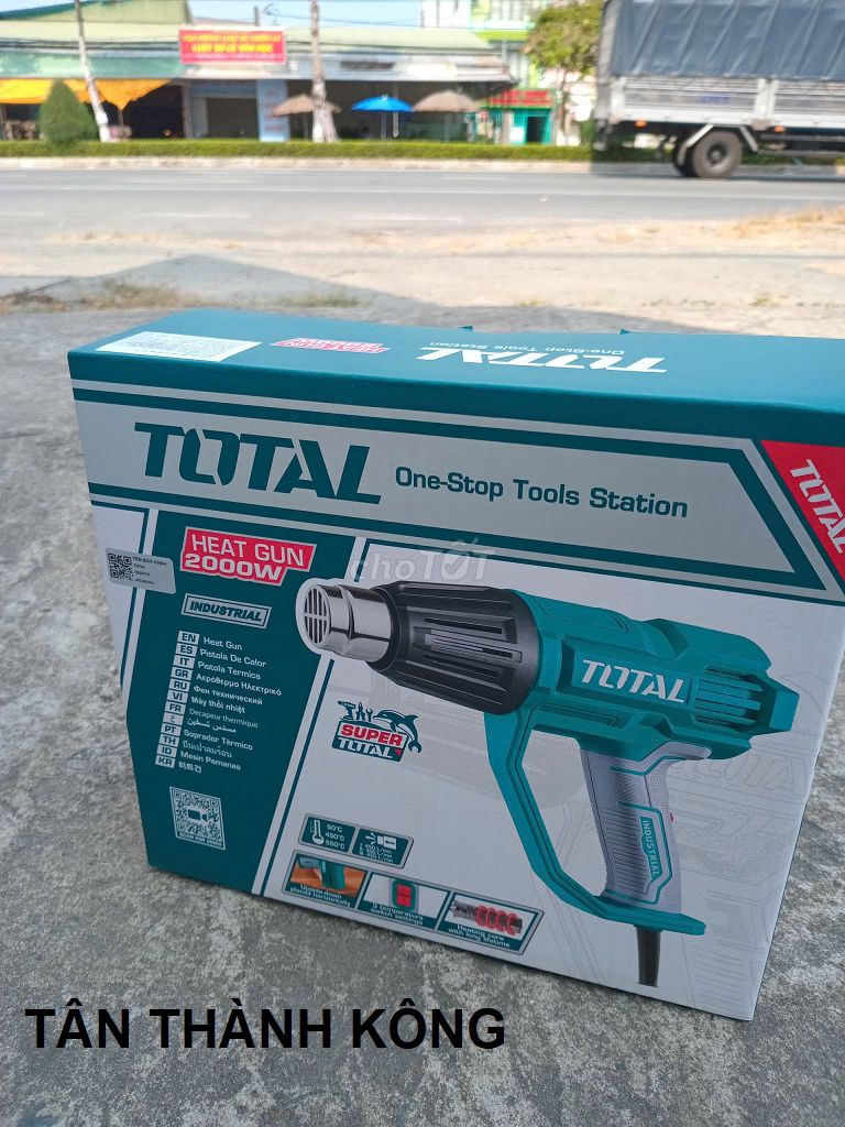 Máy khò nhiệt TOTAL TB20078 2000W/ Đủ phụ kiện