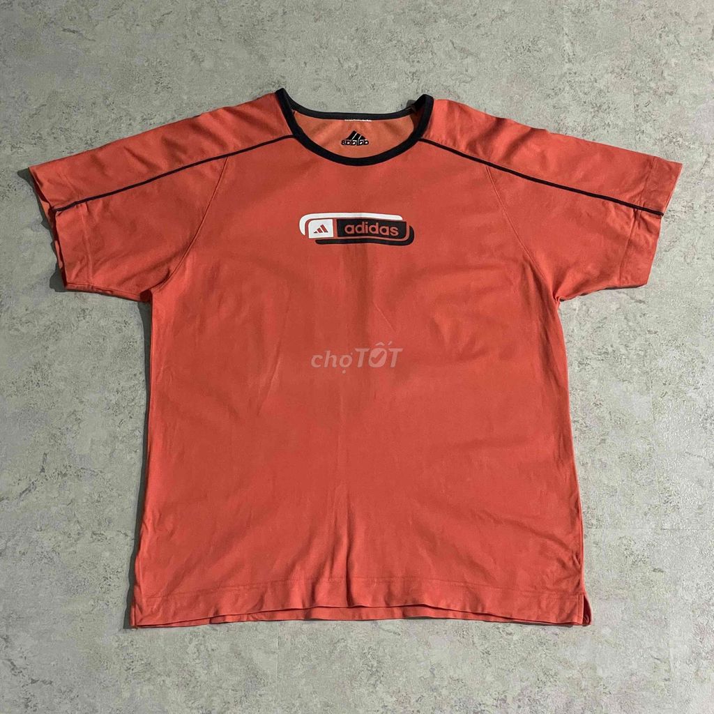 Áo thun Adidas Size L Màu Cam. Mua bán Quần áo tại Thành phố Huế Thừa Thiên Huế được đăng bởi Đồ si chính hãng hình 1