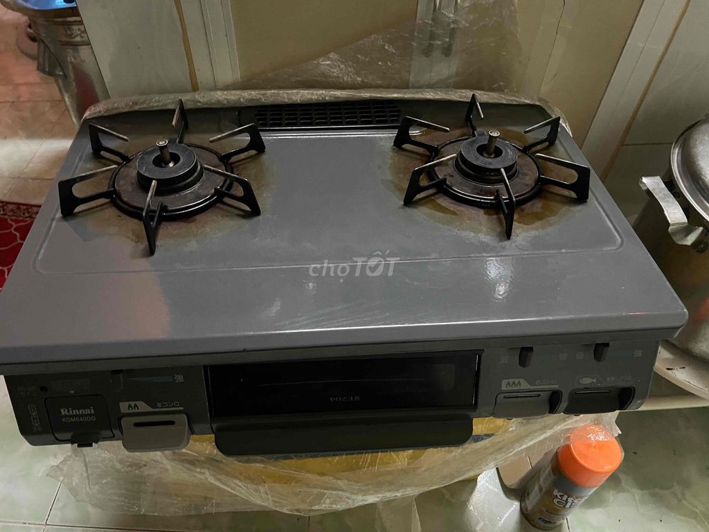 Bếp gas Rinnai Xám tự ngắt,lò vi sóng. Mua bán Bếp, lò, đồ điện nhà bếp tại Quận 10 Tp Hồ Chí Minh được đăng bởi music Kiet hình 1