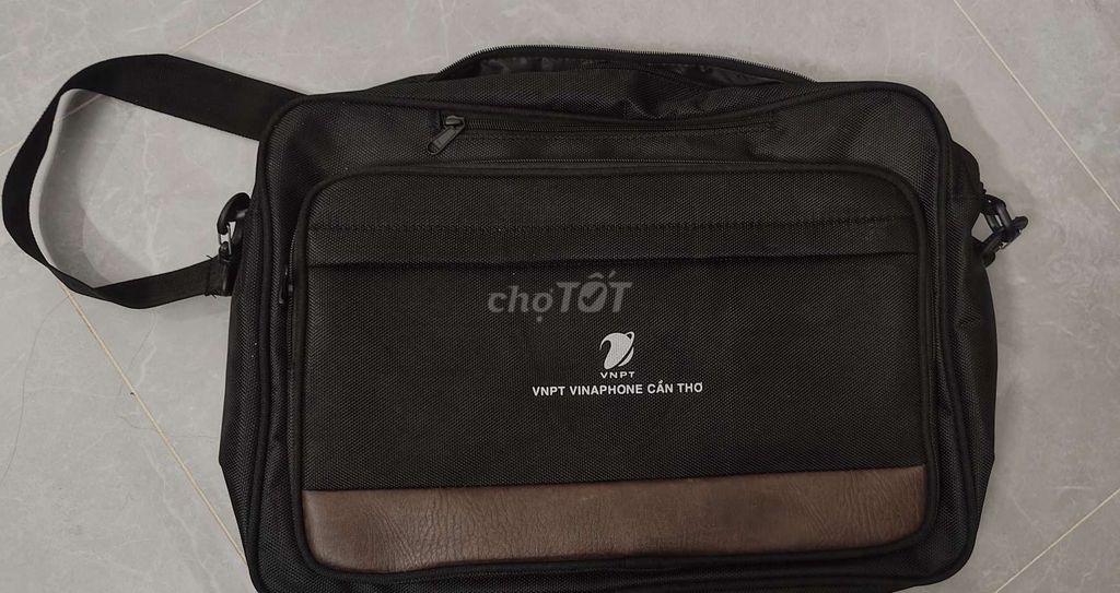 Cặp công sở Nam Da VNPT Đen. Mua bán Túi xách tại Quận Ninh Kiều Cần Thơ được đăng bởi Vintage  hình 1