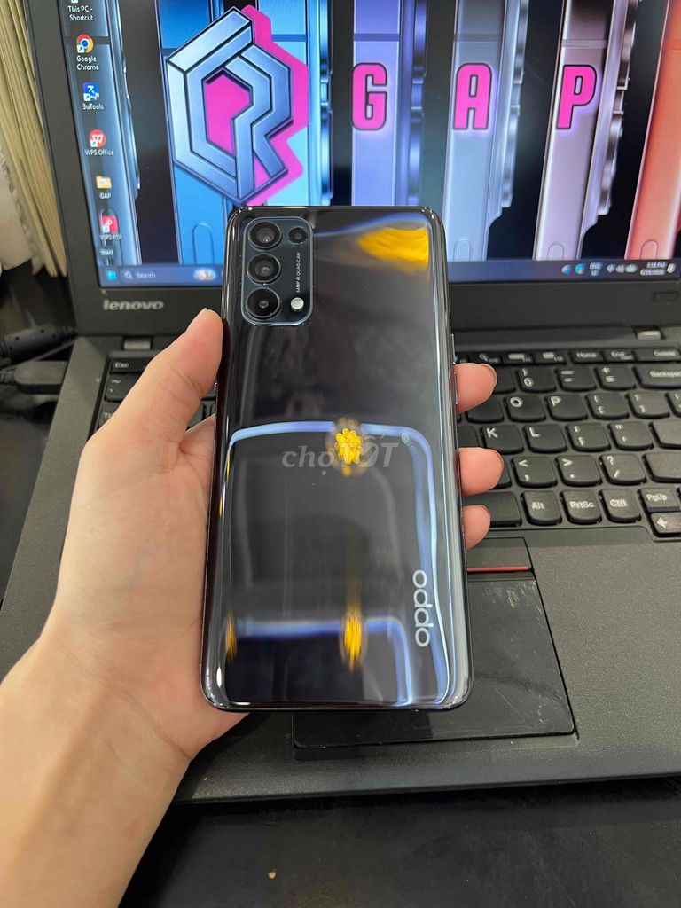 🔥Oppo Reno5 8+8/128GB Đen (Miễn Phí Giao Tận Nơi). Mua bán Điện thoại tại Quận 12 Tp Hồ Chí Minh được đăng bởi Gấm GAPPhone hình 1