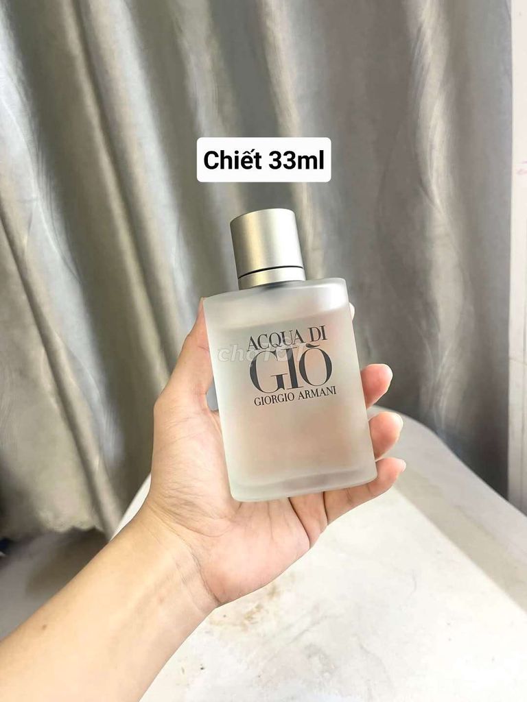 Armani Giò Trắng sẵn chiết 30ml Auth từng giọt ạ