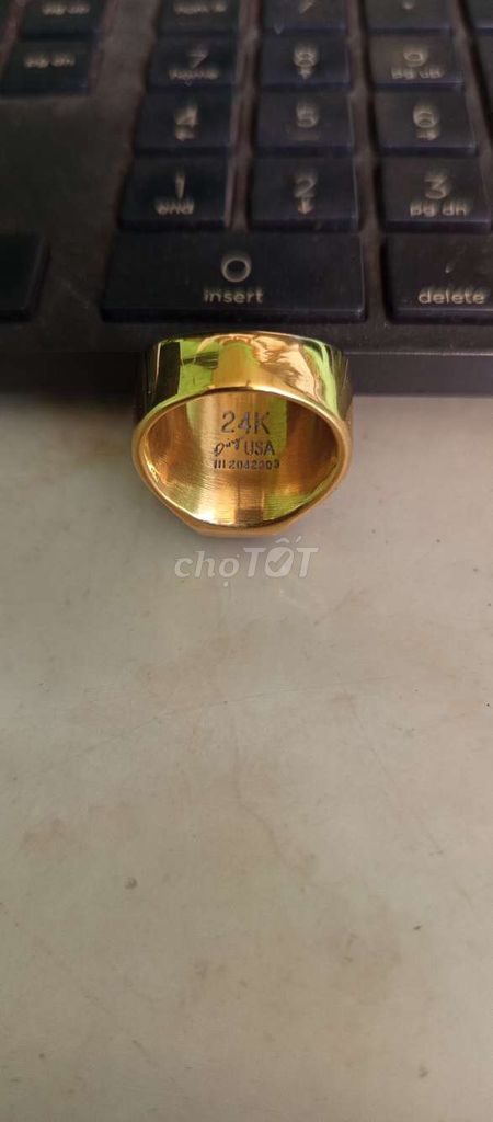 Nhẫn Vàng 24K Mỹ Nam Vàng, Đỏ. Mua bán Phụ kiện thời trang khác tại Thành phố Nha Trang Khánh Hòa được đăng bởi Tâm Thọ hình 1