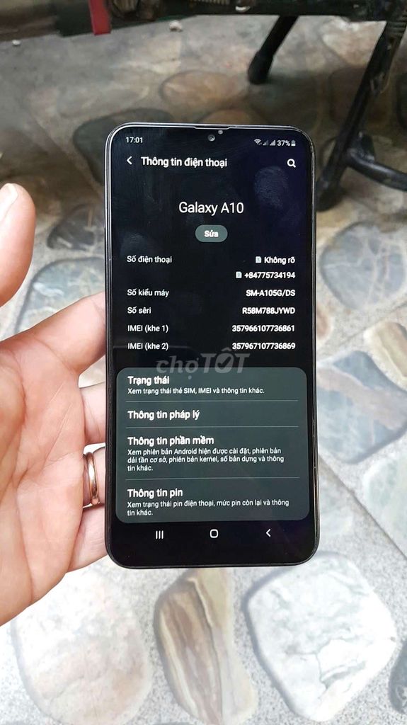 Samsung A10 2Sim Full Zin Đẹp Zalo Yutube Mượt 98%. Mua bán Điện thoại tại Quận Gò Vấp Tp Hồ Chí Minh được đăng bởi SecondFones hình 5