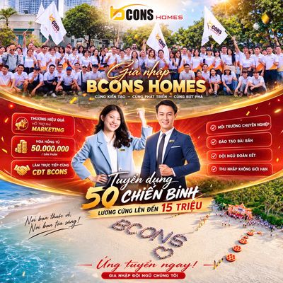 công ty bcons homes logo