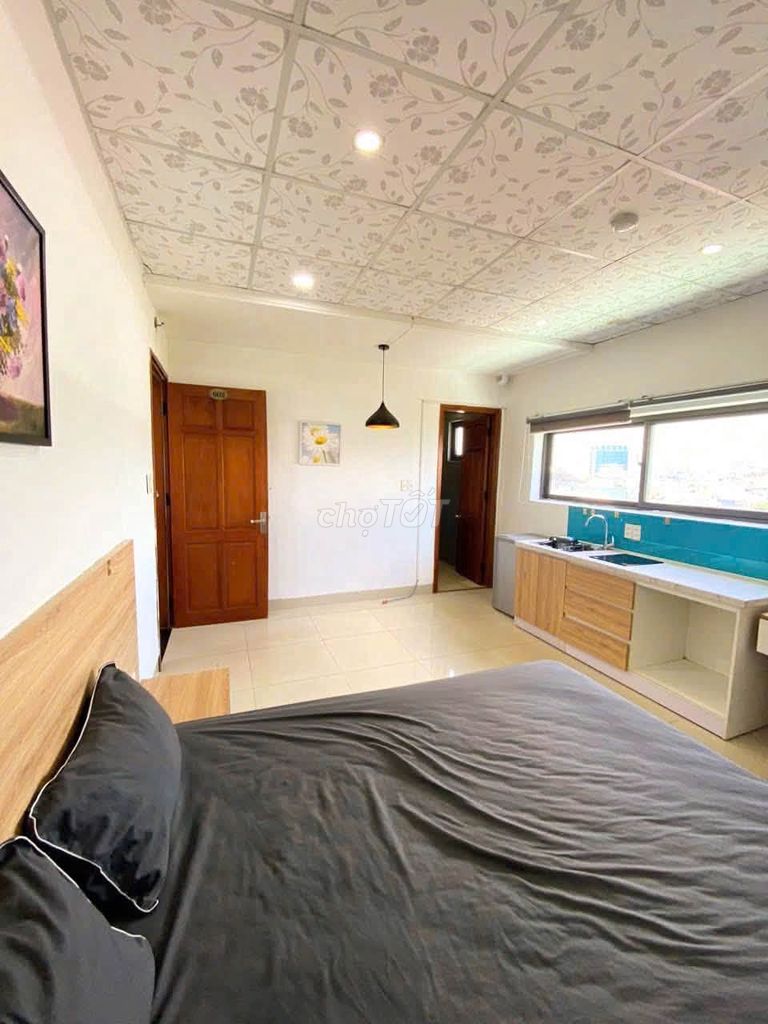 Studio trung tâm TP, 40m2, view đẹp, đủ nội thất