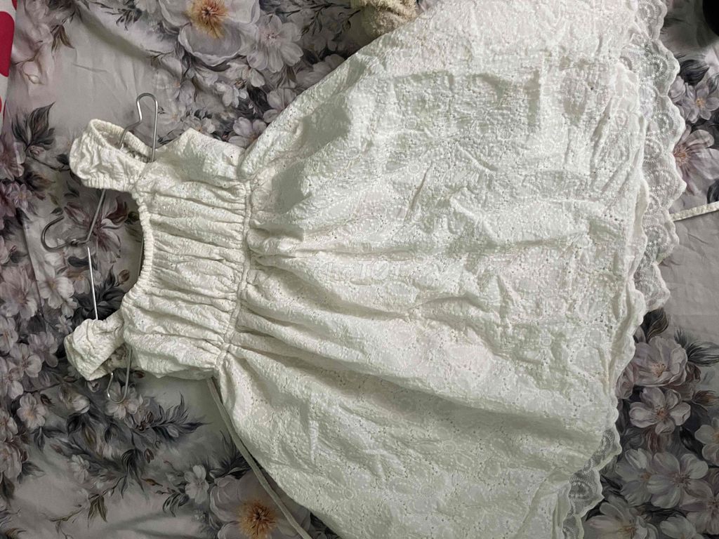 Váy babydoll nữ ren xô thêu Freesize. Mua bán Quần áo tại Thị xã Tân Uyên Bình Dương được đăng bởi Quynh Anh hình 1