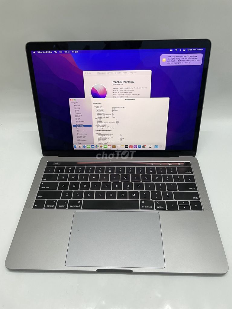 Macbook Pro 2019 i5 Ram 16gb Ssd 256gb