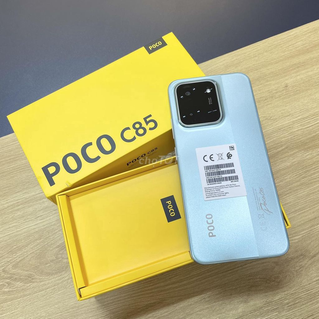 Điên thoại Poco C85 Fullbox Hàng Cty nguyên Seal. Mua bán Điện thoại tại Quận Bình Thạnh Tp Hồ Chí Minh được đăng bởi TMOBILE GIÁ TỐT NHẤT hình 1