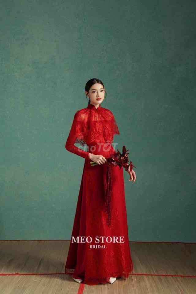 Váy cưới nữ MEO STORE BRIDAL Đỏ. Mua bán Quần áo tại Quận Gò Vấp Tp Hồ Chí Minh được đăng bởi Bao Phan hình 1