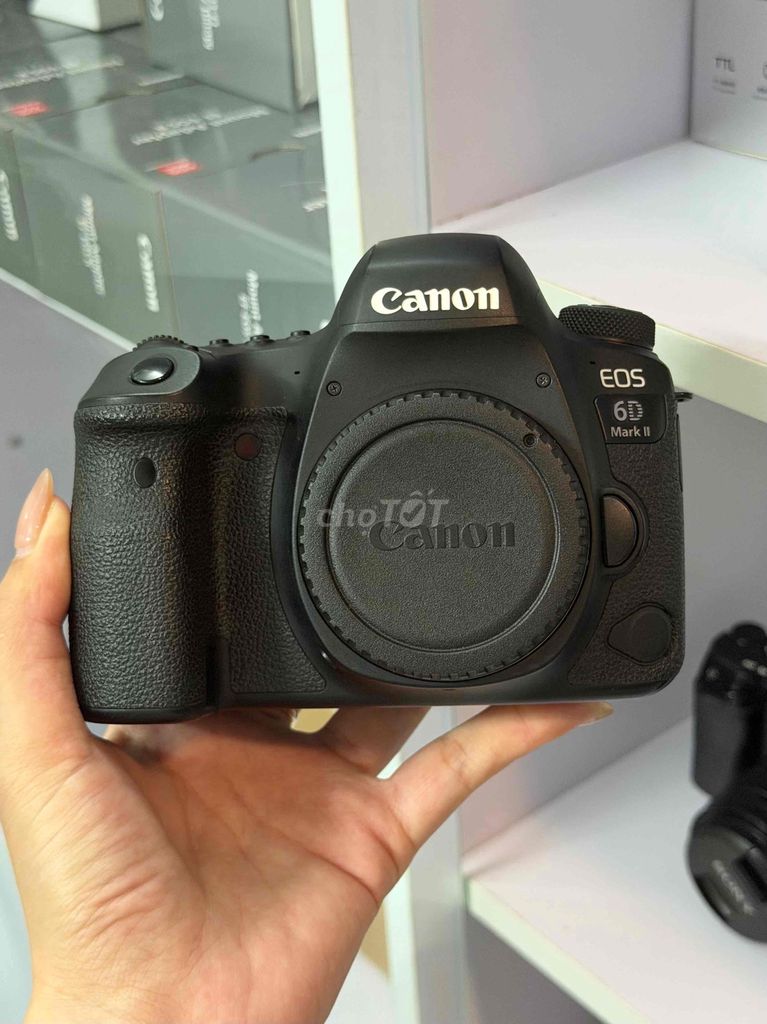 Máy ảnh Canon 6D Mark II Đen Đã sử dụng. Mua bán Máy ảnh, Máy quay tại Quận Tân Bình Tp Hồ Chí Minh được đăng bởi Nguyễn Thị Sao Mai hình 1