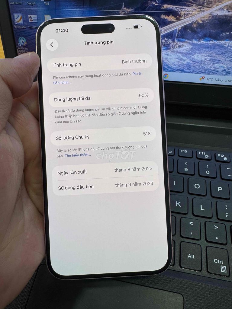 Apple iPhone 15 Plus 128GB Hồng. Mua bán Điện thoại tại Quận 6 Tp Hồ Chí Minh được đăng bởi QUỐC THIÊN BÁN GÓP 0 ĐỒNG  hình 1