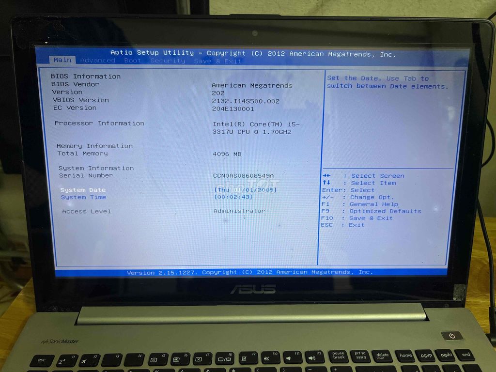 Laptop Asus S500C  Không ổ cứng. Mua bán Laptop tại Quận Hoàng Mai Hà Nội được đăng bởi tú hình 1