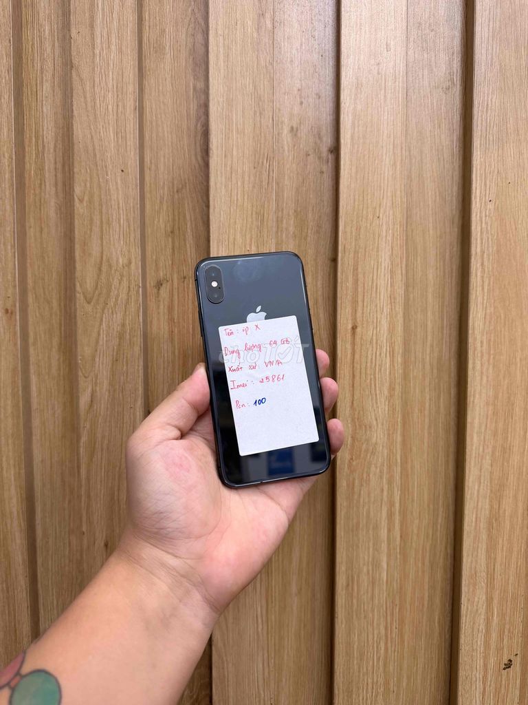Apple iPhone X 64GB Đen Zin all Nguyên bản. Mua bán Điện thoại tại Quận Đống Đa Hà Nội được đăng bởi  HT Mobie Trả góp nợ xáu bao duyệt hình 1