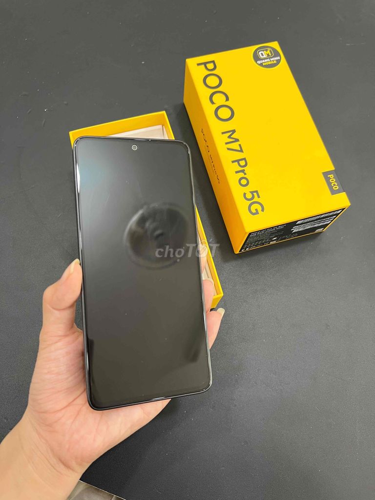 POCO M7 Pro 5G 256GB Đen. Mua bán Điện thoại tại Quận Gò Vấp Tp Hồ Chí Minh được đăng bởi Quang Minh Mobile  hình 1