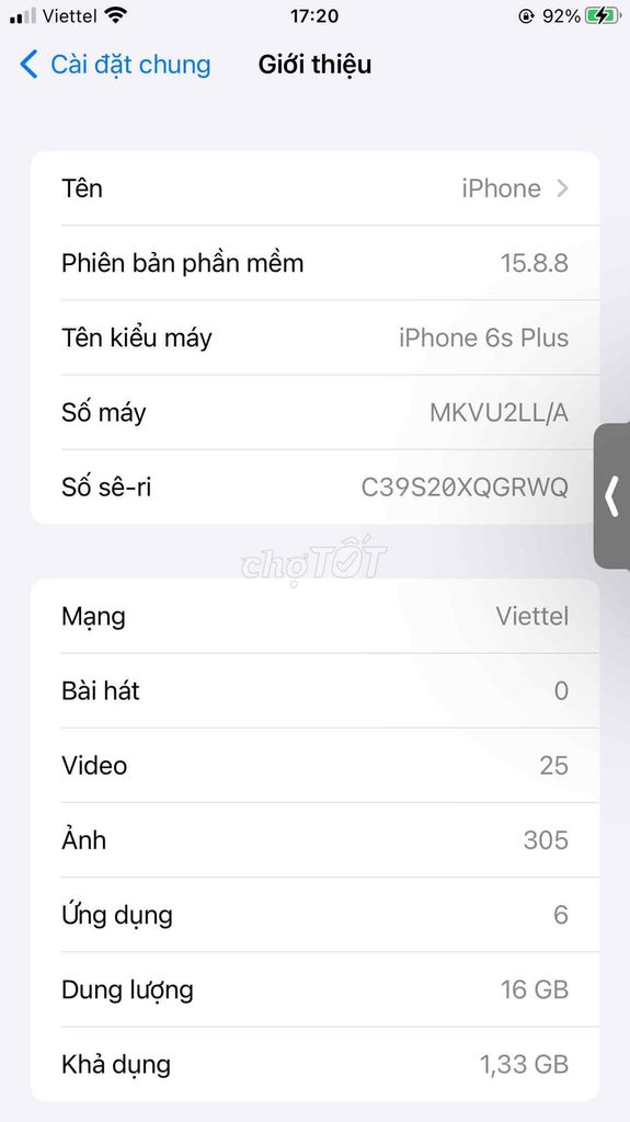 iPhone 6s Plus 16GB. Mua bán Điện thoại tại Quận Cầu Giấy Hà Nội được đăng bởi Dovanthang hình 1